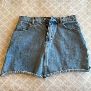 Denim skirt
